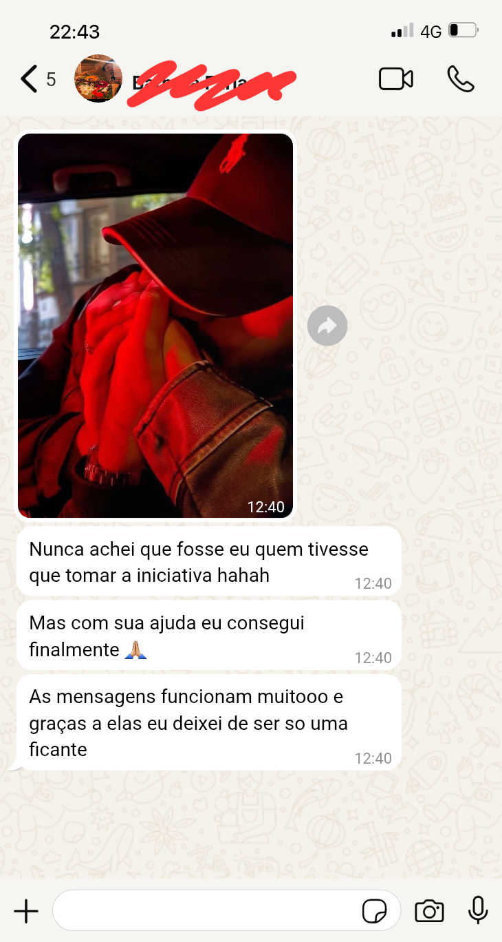 Print de relato fornecido 9